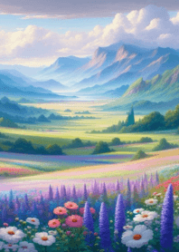 flower field nature meadow n.24