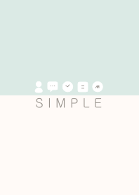 SIMPLE(green beige/ivory)V.2