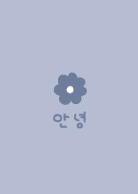 korea_flower #dustyblue