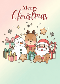 Cute Pastel Christmas Buddies