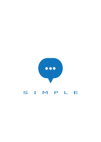 SIMPLE(white blue)V.1858b