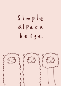 Simple alpaca beige.