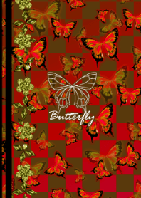 Red butterfly dance
