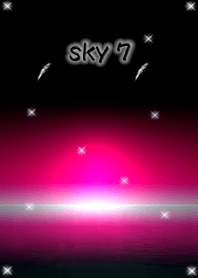 夜空7(幻想的な夜明け2)