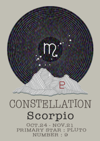 CONSTELLATION 「さそり座」