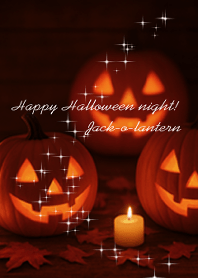 Happy Halloween night jack-o-lantern