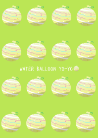 WATER BALLOON YO-YO/YELLOW GREEN2