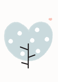 Lovely heart tree (Crayon version) 3