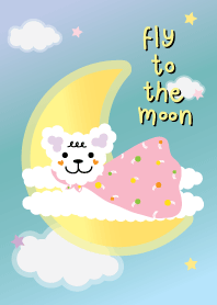 fly to the moon moon