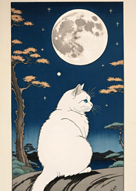 Cat under the Moon 03b5B9