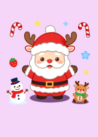 Earth Minimal Christmas purple  Gh