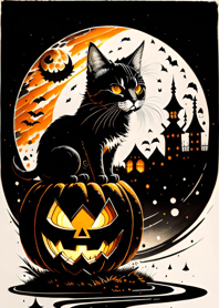 halloween cat aF6BC6