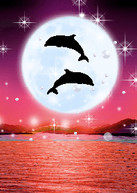 Lucky Blue Moon double dolphins7
