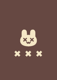 funny rabbit.(beige&blue02)