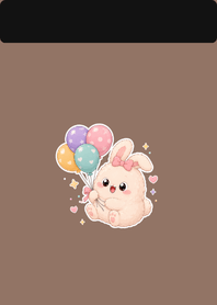 Fluffy Bunny Brown&Black.w