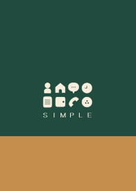 シンプル（brown green)V.434