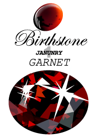 Birthstone series(January / Garnet)