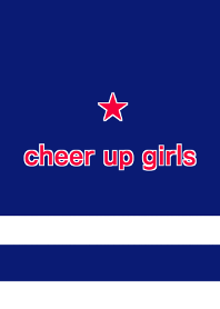 cheer up girls -navy-