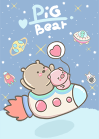 pig and bear (go to space4)