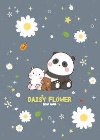 Three Bears Daisy Flower Lovely