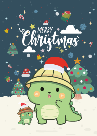 Dino Friendly Christmas Day Night