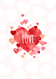 LOVE HEART -water color-