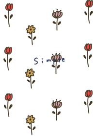 Stylish. Flowers. Adult.