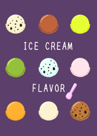 ICE CREAM FLAVOR-DEEP PURPLEj