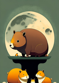 Ukiyo-e - Capybara E8D630