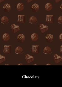 chocolate on brown