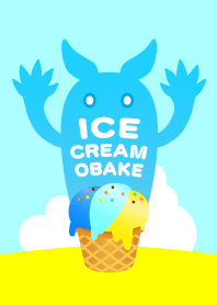 #fresh ICE CREAM OBAKE (Blue Skin)