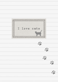 I love cats-simple