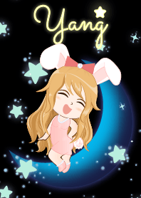 Yang- Bunny girl on Blue Moon