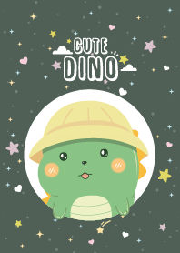 ไดโนเสาร์ น่ารักน่าเลิฟ สีเขียวเข้ม
