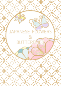 JAPANESE FLOWERS & BUTTERFLIES