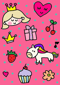 Pink dot x princess