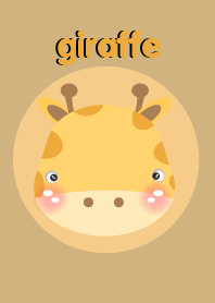 Simple cute giraffe theme