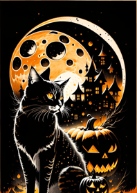 halloween cat 08E309