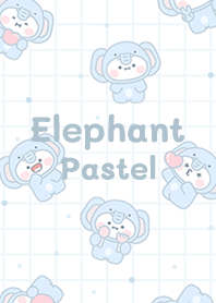 Elephant blue pastel!