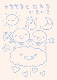 teruterutootenki dull color blue