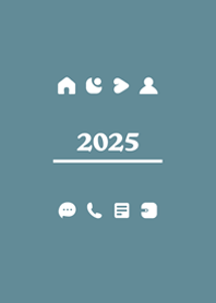 2025年極簡約(湖水綠)