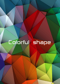 Colorful shape.