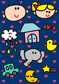 (children x heart)