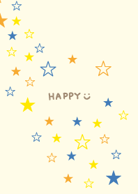 Lucky 3color shooting star from Japan