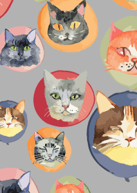 holiday cats4 on white