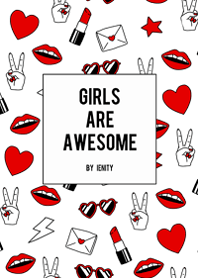 GIRLS ARE AWESOME ♥ RED