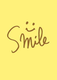 A handwritten smile -Yellow-joc