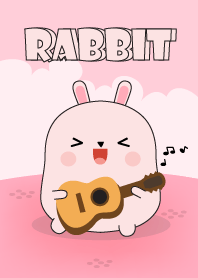 So Cute Pink Rabbit