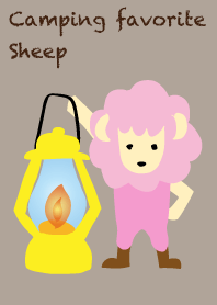 I love camping! Camp sheep