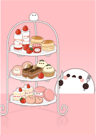 Berry Afternoon Tea with Long-tailed Tit
